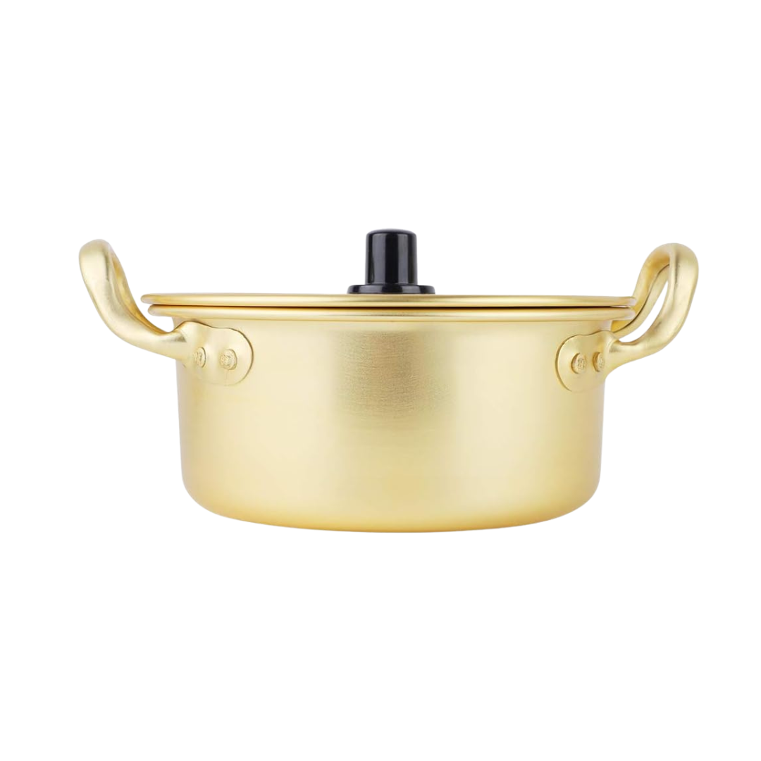 Gold Aluminum Pot